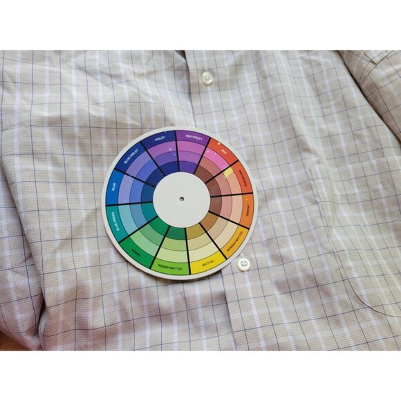 Pronto Uomo Men Shirt 3XLT Long Sleeve Collar Casual Non Iron Beige PLA51XE - Picture 8 of 8